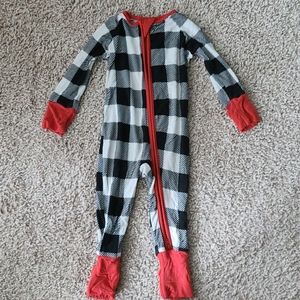 Little Sleepies 0-3month Zippy plaid
